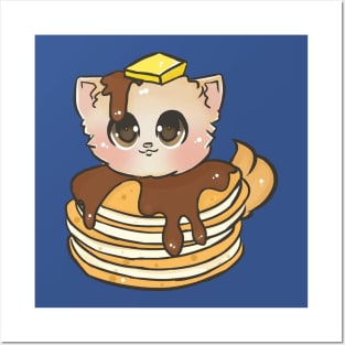 Dorayaki Cat Posters and Art